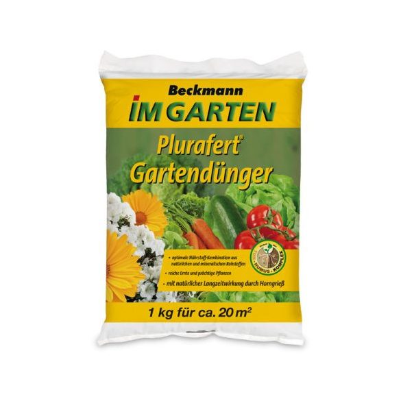 Beckmann Plurafert univerzális szerves-ásványi növénytáp kerti növényekhez