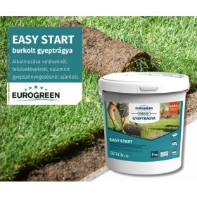   EUROGREEN EASY START 18 + 18 + 10 (+2) burkolt indító gyeptrágya (5 kg) 