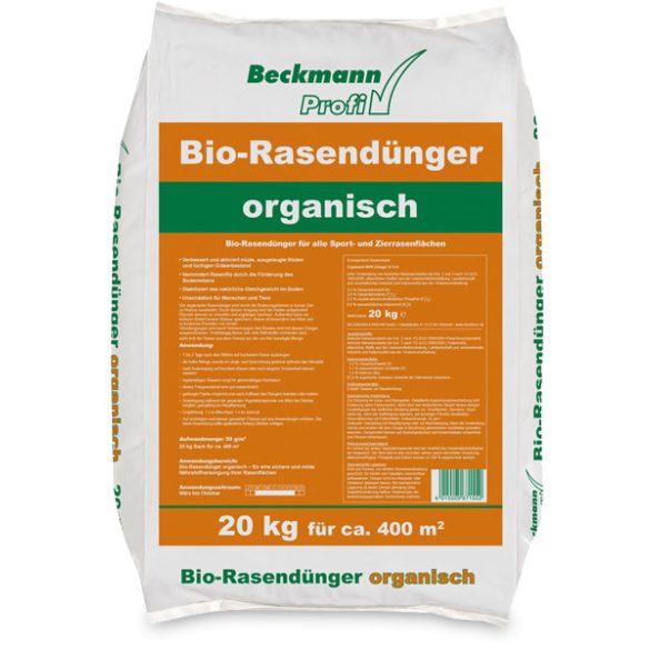 Beckmann szerves biogyeptrágya 9+3+6 + 60 % szerves anyag tartalom 20kg