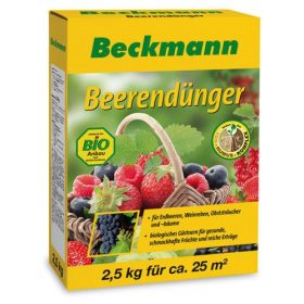   Beckmann szerves-ásványi növénytáp, eperhez, szőlőhöz és gyümölcsökhöz 2,5kg