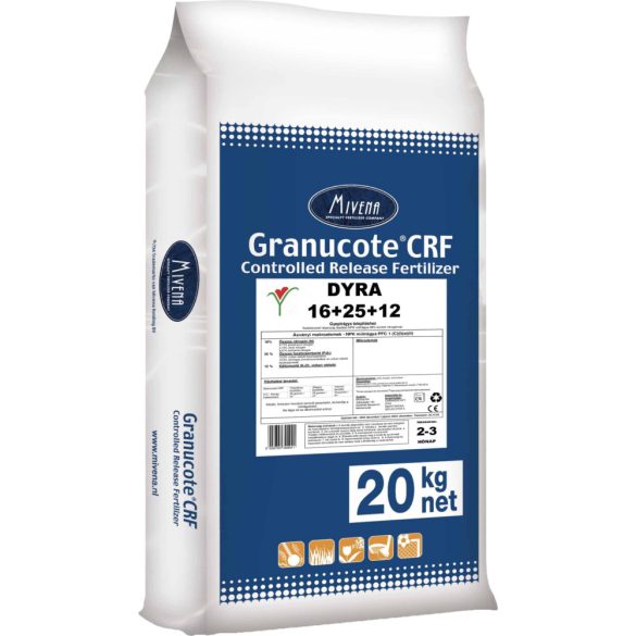 DYRA GRANUCOTE CRF TELEPÍTŐ GYEPTRÁGYA 16-25-12 (20kg)